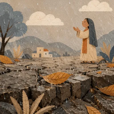 Grace Rain on Parched Earth