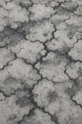Grace Rain on Parched Cracked Earth
