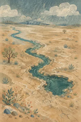 Grace Rain Renewing Dry Desert Earth