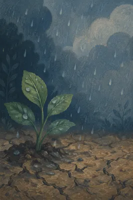 Grace Rain Renewing Cracked Dry Earth