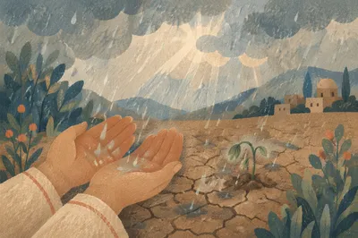 Grace Rain on Parched Earth