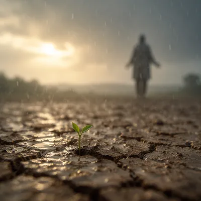 Grace Rain on Parched Earth