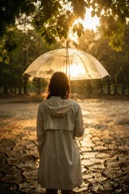 Grace Rain Over Cracked Earth
