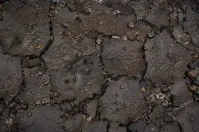 Gentle Grace Rain on Cracked Earth