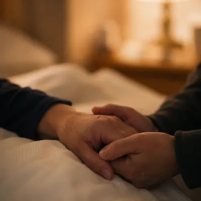 Gentle Healing Hands in Quiet Comfort