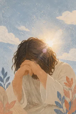 Humble Prayer Under Gentle Morning Light