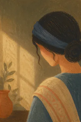 Humble Bowed Portrait in Gentle Morning Light
