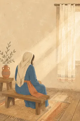 Humble Prayer in Gentle Morning Light