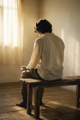 Humble Prayer in Gentle Morning Light