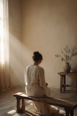 Humble Prayer in Gentle Morning Light
