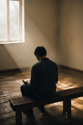 Humble Prayer in Gentle Morning Light