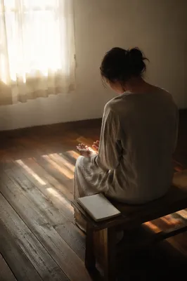 Humble Prayer in Gentle Morning Light