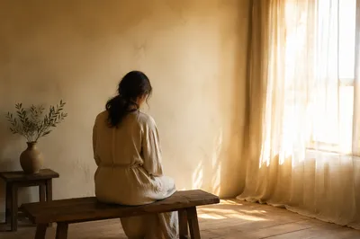Humble Prayer in Gentle Morning Light