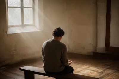 Humble Prayer in Gentle Morning Light