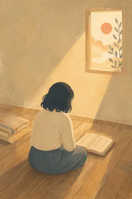 Lonely Person Finding Hope Through Scripture