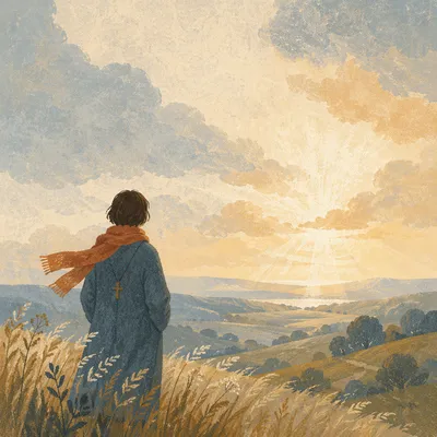 Prayerful Longing at Dawn Horizon