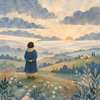 Prayerful Longing at Dawn Horizon