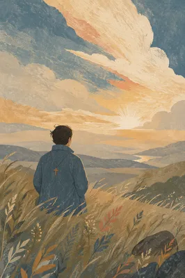 Prayerful Longing at Dawn Horizon