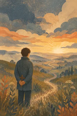 Prayerful Longing at Dawn Horizon