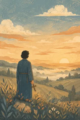 Prayerful Longing Toward Golden Horizon