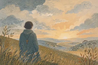 Prayerful Longing at Dawn Horizon