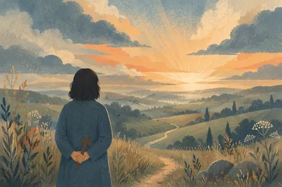 Prayerful Longing at Dawn Horizon