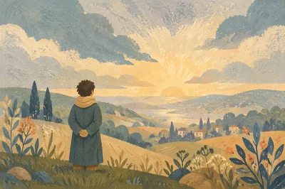 Prayerful Longing at Dawn Horizon