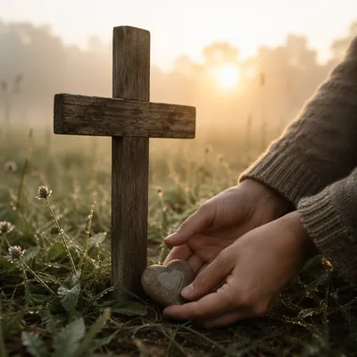 Unconditional Love at the Wooden Cross