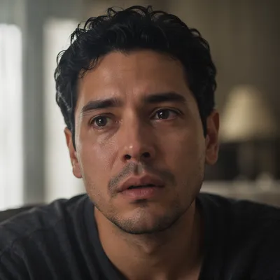 Speechless Emotional Close Up Portrait