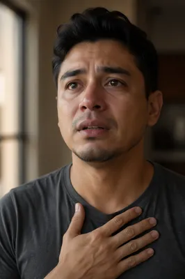 Emotional Close-Up Portrait by Window