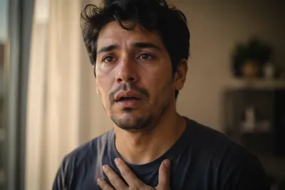 Emotional Close-Up Portrait by Window