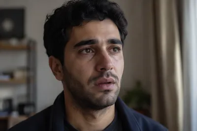 Emotional Close Up Portrait by Window