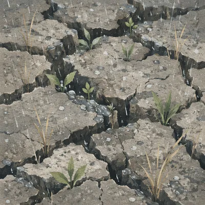 Mercy Rain Renewing Cracked Dry Soil