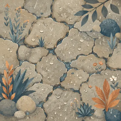 Gentle Rain of Mercy on Cracked Soil