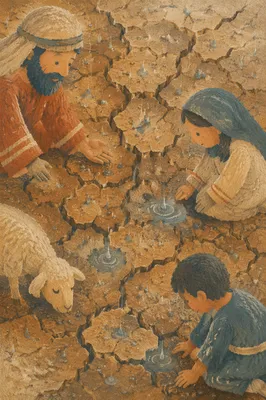 Gentle Rain of Mercy on Cracked Soil