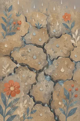 Merciful Rain on Cracked Earth