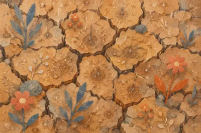 Mercy Rain Softening Cracked Dry Soil