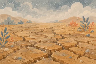 Gentle Rain Bringing Mercy to Dry Earth