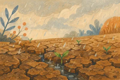 Gentle Rain of Mercy on Dry Soil