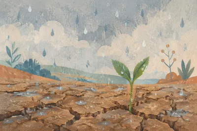 Gentle Rain of Mercy on Dry Soil