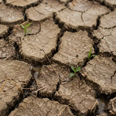Gentle Rain Bringing Mercy to Cracked Soil