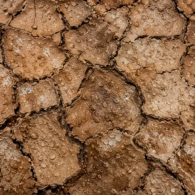 Mercy Rain Falling on Cracked Soil