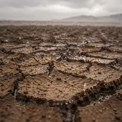 Gentle Rain Bringing Mercy to Cracked Soil