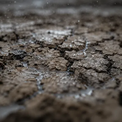 Gentle Rain Bringing Mercy to Cracked Soil