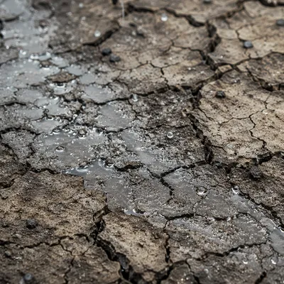 Gentle Rain of Mercy on Cracked Earth