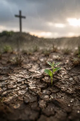 Gentle Rain of Mercy on Cracked Soil