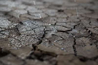 Gentle Rain Renewing Cracked Dry Soil