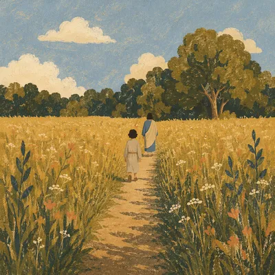 Obedient Footsteps Through a Golden Meadow