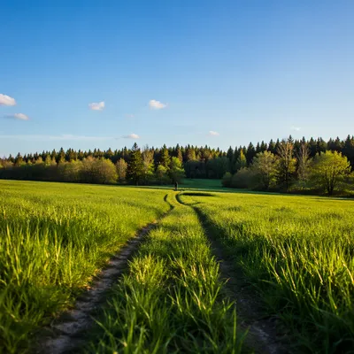 Obedient Footsteps Through a Peaceful Meadow