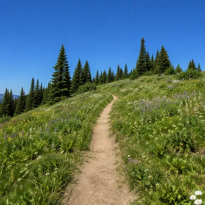 Obedient Footsteps Along a Meadow Path